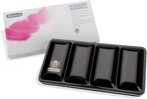 Schmincke - HORADAM® AQUARELL Color Box, 10 x 15 ml Tubes, Basic Assortment, 74510097, Metal Box, Painting Set, Finest Premium Watercolors in Kuwait