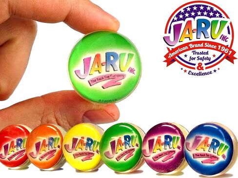 JA-RU Light Up Rubber Spike Balls Fidget Toy (4 Pk) 695-4p | Flashing Lights Bouncing Sensory Ball for Kids. Bulk Fidget Toy, Plus 1 Bouncy Ball. in Saudi Arabia