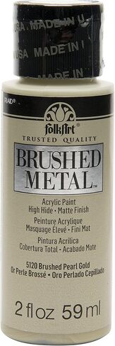 FolkArt Brushed Metal Paint in Assorted Colors (2 oz), Antique Gold in Saudi Arabia