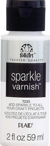 FolkArt Acrylic Craft Paint Varnish, 8 oz, Sparkle in Saudi Arabia