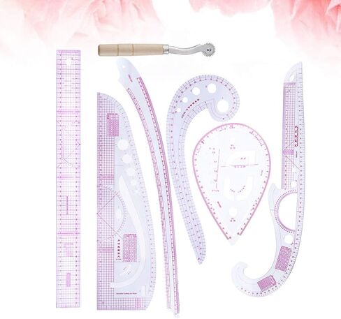 Tailor Sewing Rulers 7pcs Sewing Ruler Tool Set Measuring French Curve Rulers Patterns Design Clothing Ruler Dressmaking Tailor Tool Dressmakers Ruler in Saudi Arabia
