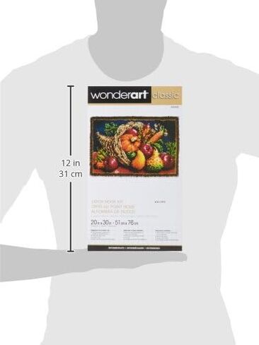Wonderart Classics Cardinal Latch Hook Kit, 20" x 30" in Kuwait
