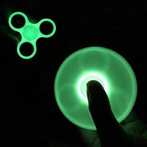 Fidget Spinners Toys 4 Pack, Random Color Hand Fidget Pack Bulk, Stress Reduction and Anxiety Relief Toys, Fidget Toys for Kids and Adult, Goodie Bag Stuffers, Glow in The Dark Sensory Toys in Kuwait