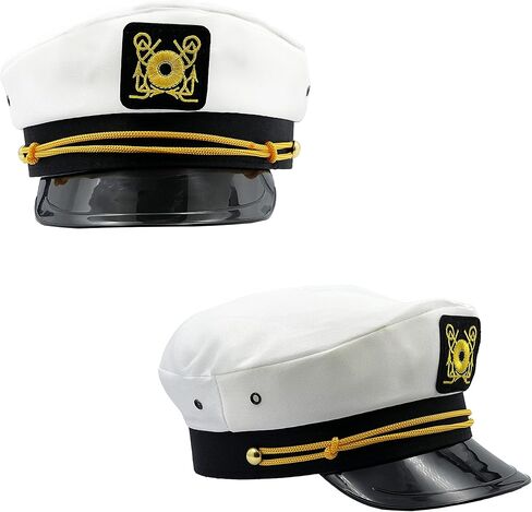 The Dreidel Company Captain Hat, Dress Up Costume Clothes for Kids, Pretend Play, Party Favors in Saudi Arabia