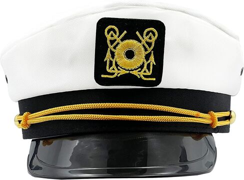 The Dreidel Company Captain Hat, Dress Up Costume Clothes for Kids, Pretend Play, Party Favors in Saudi Arabia