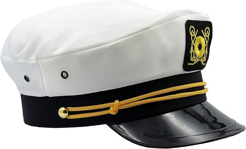 The Dreidel Company Captain Hat, Dress Up Costume Clothes for Kids, Pretend Play, Party Favors in Saudi Arabia