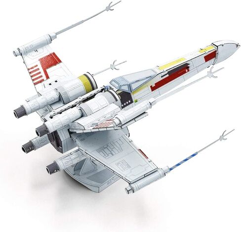 Fascinations Metal Earth Premium Series Star Wars X-Wing Starfighter in Color 3D Metal Model Kit in Saudi Arabia
