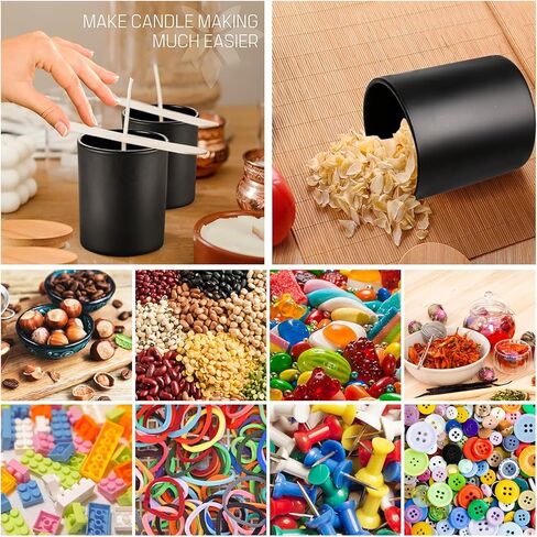 Candle Jars for Making Candles, 7.4OZ Thick Glass Candle Jars with Airtight Lids for Kitchen Bathroom,Bedroom,12Pack Small Candle Hand Making Supplies for DIY Gifts,Wedding Favor,Shower Favors(Black) in Kuwait