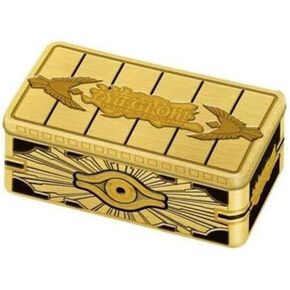 Yu-Gi-Oh! Cards Gold Sarcophagus Mega Tin | 1 Rare Card | 1 Ultra Rare Card | 1 Prismatic Secret Rare in Kuwait