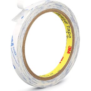 9448A Double Sided Tape for Scrapbook 0.39in x 33ft, Heavy Duty Double Sided Mounting Tape, Adhesive Sticky Tape for Scrapbooking Sticker, Picture Hanging Strips, Poster, LED Strips, Art Craft in Kuwait