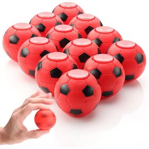 Entervending Fidget Spinners - 2 Inch Stress Balls - 12 Pcs Soccer Party Favors - Blue Mini Fidget Spinners - Classroom prizes - Fidget Spinners for Kids - Easter Basket Stuffers in Kuwait