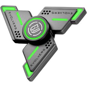 لعبة فيدجيت سبينر، لعبة فيدجيت سبينر معدنية تتوهج في الظلام، العاب فيدجيت لتخفيف التوتر، هدية للبالغين والاطفال in Kuwait