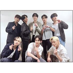 K-POP Idol Group High end 12 Poster & 1 Sticker Set (All A3 Size) (Ateez)