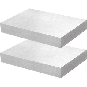 PINGEUI 2 PCS 6 x 4 x 3/4 Inch Steel Bench Block, Wire Hardening and Wire Wrapping Tool, Metal Bench Block for Jewelry Making, Stamping, Hammering, Flattening in Kuwait