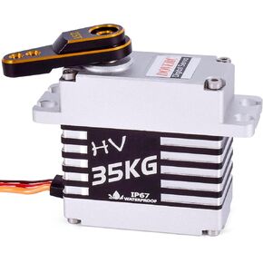 جهاز سيرفو رقمي يعمل بجهاز تحكم عن بعد 35 كجم، محرك سيرفو معدني مقاوم للماء بعزم دوران عالي مع بوق سيرفو 25 تي 1/10 1/8 سيارة تعمل بجهاز تحكم عن بعد in Kuwait