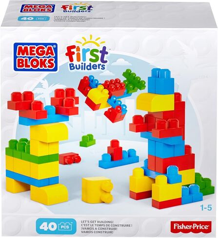 Mega Bloks Let's Start Building 40 pieces in Saudi Arabia