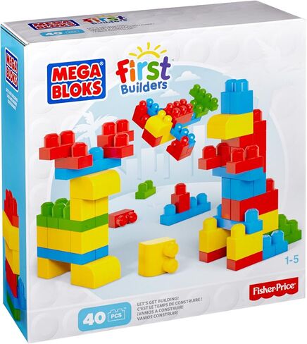 Mega Bloks Let's Start Building 40 pieces in Saudi Arabia