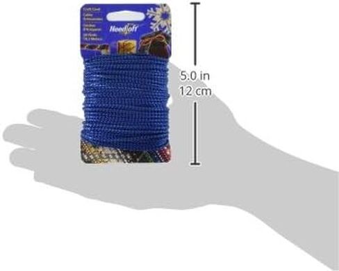 Needloft Novelty Craft Cord, 20-Yard, Metallic Blue in Kuwait