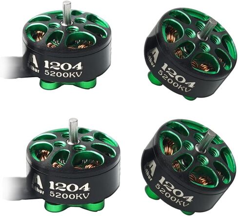 4 قطعة آرثر 1204 5200kv 3100KV 2500KV 2-4S محرك بدون فرشاة محرك RC صغير لجزء سباق FPV RC Multicopter (5200KV، 4) in Saudi Arabia