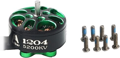 4 قطعة آرثر 1204 5200kv 3100KV 2500KV 2-4S محرك بدون فرشاة محرك RC صغير لجزء سباق FPV RC Multicopter (5200KV، 4) in Saudi Arabia