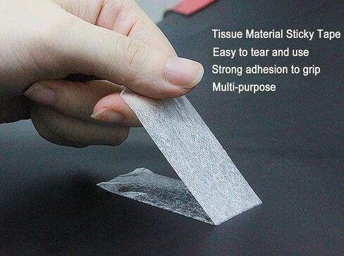 9448A Double Sided Tape for Scrapbook 0.39in x 33ft, Heavy Duty Double Sided Mounting Tape, Adhesive Sticky Tape for Scrapbooking Sticker, Picture Hanging Strips, Poster, LED Strips, Art Craft in Kuwait