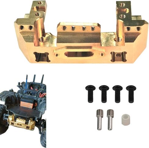 مصد امامي نحاسي شديد التحمل TRX4 مع حامل سيرفو لـ 1/10 تراكساس TRX 4 سبورت بليزر برونكو in Kuwait