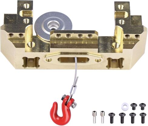 حامل سيرفو ممتص صدمات امامي من النحاس شديد التحمل TRX4 مع وصلة رافعة للمقطورة 1/10 تراكساس TRX-4 برونكو سبورت بليزر ديفندر in Kuwait