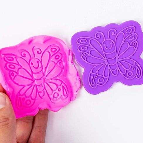 مجموعة ألعاب حسية مكونة من 24 قطعة من Made By Me Mixy Squish Sculpting Studio من Horizon Group USA، تتضمن 6 أونصة. طين يجفف بالهواء، محكم مسبقًا، يجف اسفنجي، 14 أداة نحت، 3 قوالب مزدوجة الجوانب، تخزين in Kuwait