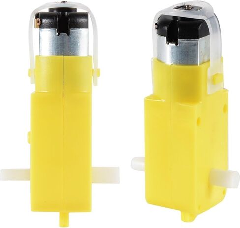 محرك ترس روبوت ذكي ثنائي العمود لمنصة اردوينو من اولاتوس OL-MOTOR-TT-4 DC BO - 4 قطع in Kuwait