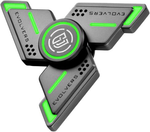 لعبة فيدجيت سبينر، لعبة فيدجيت سبينر معدنية تتوهج في الظلام، العاب فيدجيت لتخفيف التوتر، هدية للبالغين والاطفال in Kuwait