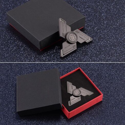 لعبة فيدجيت سبينر، لعبة فيدجيت سبينر معدنية تتوهج في الظلام، العاب فيدجيت لتخفيف التوتر، هدية للبالغين والاطفال in Kuwait