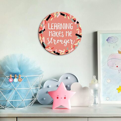 Sweetzer & Orange 30 Growth Mindset Geometric Positive Sayings Accents | Motivational Wall Art Inspirational Quote Cards with Geometric Designs for Classroom Decorations, Office, Nursery (7-Inch) in Kuwait