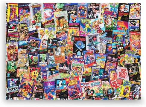 8-Bit Armageddon Retro Video Game Puzzle for Adults and Kids | 1000 Piece Jigsaw Puzzle Toy | Interactive Brain Teaser for Family Game Night | 28 x 20 Inches in Saudi Arabia