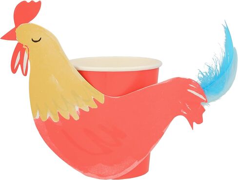 Meri Meri On The Farm Rooster Party Cups in Saudi Arabia