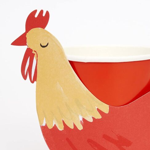 Meri Meri On The Farm Rooster Party Cups in Saudi Arabia