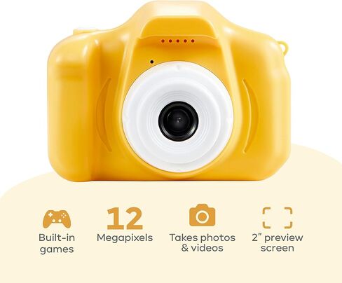 Vivitar Kidzcam Camera - Christmas, Birthday Gifts for Boys and Girls, 12 MP HD Camera and Digital Video Recording, Kids Digital Camera Toys for Kids 5 and Up in Saudi Arabia