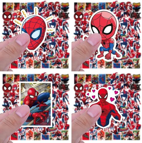 50 قطعة من ملصقات العنكبوت الرائعة ملصقات الأفلام المقاومة للماء من الفينيل للأطفال والمراهقين والكبار وزجاجة مياه ولوح التزلج in Kuwait