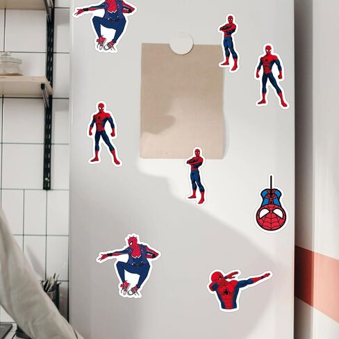 50 قطعة من ملصقات العنكبوت الرائعة ملصقات الأفلام المقاومة للماء من الفينيل للأطفال والمراهقين والكبار وزجاجة مياه ولوح التزلج in Kuwait