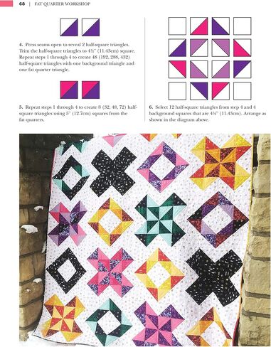 Fat Quarter Workshop: 12 Skill-Building Quilt Patterns (Landauer) Beginner-Friendly Step-by-Step Projects to Use Up Your Stash of 18 x 21 Fabric Scraps; Essential Techniques, Diagrams, Advice, & More in Saudi Arabia