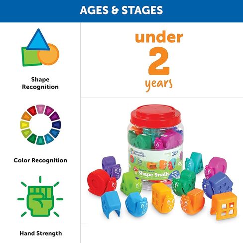Learning Resources Snap-n-Learn Llamas - 26 قطعة، للأعمار 18 شهرًا، ألعاب تعليمية للأطفال الصغار، ألعاب تعلم الحروف الأبجدية للأطفال الصغار، ألعاب تعليمية لمرحلة ما قبل المدرسة، ABC للأطفال in Kuwait