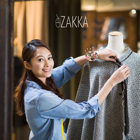 eZAKKA دبوس وسادة، وسائد دبوس للخياطة حامل دبوس إبرة وسادة وسادة يمكن ارتداؤها (ضروريات الخياطة نمط أخضر) in Kuwait