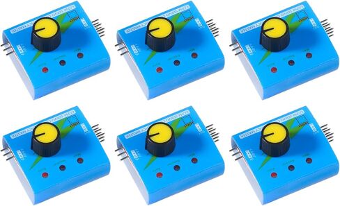 6pcs RC Servo Tester 3CH Digital Multi ECS CCPM Consistency Speed Controller Checker Adjustment Steering Gear CCPM Master Checker Tester for RC Plane Boats Cars in Saudi Arabia