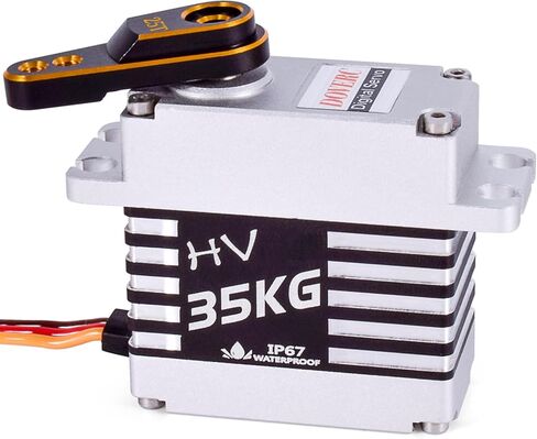 جهاز سيرفو رقمي يعمل بجهاز تحكم عن بعد 35 كجم، محرك سيرفو معدني مقاوم للماء بعزم دوران عالي مع بوق سيرفو 25 تي 1/10 1/8 سيارة تعمل بجهاز تحكم عن بعد in Kuwait