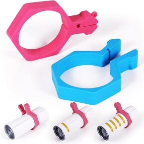 2 Pack Sublimation Tumblers Pinch Tool, Silicone Cup Clip for 20 Oz Sublimation Blanks Tumblers Skinny Straight Pinch Tumbler Perfect Clamp Grip Tool for Sublimation Paper and Tumblers (Blue, Pink) in Saudi Arabia