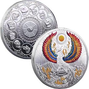 عملة تحدي العنقاء من الرماد، اثني عشر عملة محظوظة من الأبراج الصينية لخدش تذاكر اليانصيب in Kuwait