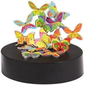 WARM FUZZY Toys Butterfly Magnetic Desktop Sculpture | Mini Magnetic Art Decoration for Desktop | Fun Stress Relief for Home, Office or in The Classroom