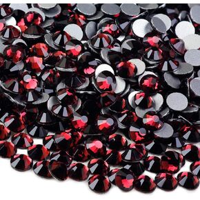 ss20 Clear Transparent Crystal Rhinestones Nonhotfix,1440 Pieces 4.8mm unfoiled Flatback Glass Rhinestone for Tumbler, Makeup, Clothes,Shoes,Dance Costumes,DIY Craft