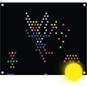 قوالب إعادة تعبئة الحكاية الخيالية من IllumiPeg للعبة Basic Fun Lite Brite Ultimate الكلاسيكية (10 أوراق، 7x8) in Kuwait