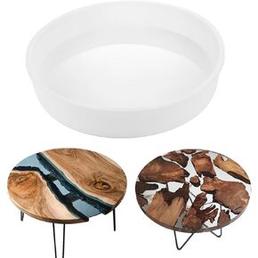 12“x2 Resin Table Mold Large Round Epoxy Table Mold for Charcuterie Board, Epoxy Table Mold for River Table, Charcuterie Board, Cutting Board, DIY Art Home Decoration… B0CXD5KCRF