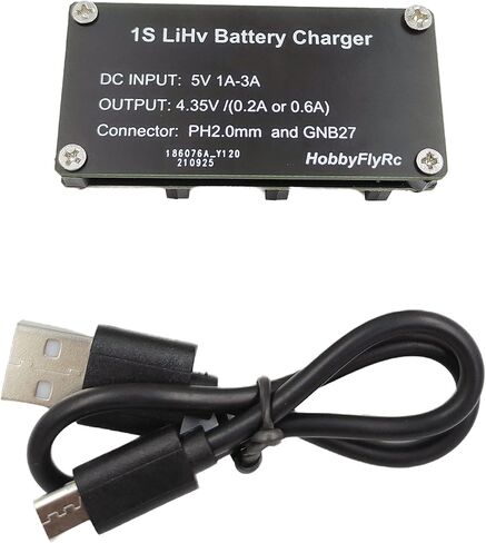 شاحن بطارية ليثيوم بوليمر GNB27 1S USB 3.8 فولت/4.35 فولت 6 قنوات 1S LiHV شاحن لشفرة ايماكس تيني هوك انداكتريكس تايني وووب اندوكتريكس FPV GNB27 موصل بطارية JST-PH 2.0 mCX mCPX in Kuwait